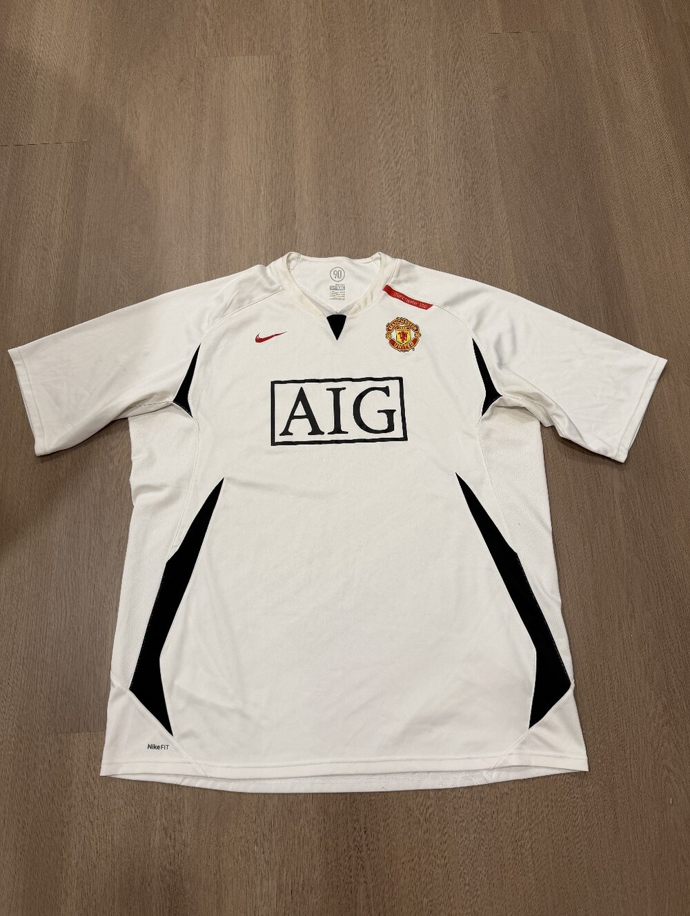 Nike Manchester United 2007/08 Training Jersey Football Soccer Men XXL T90